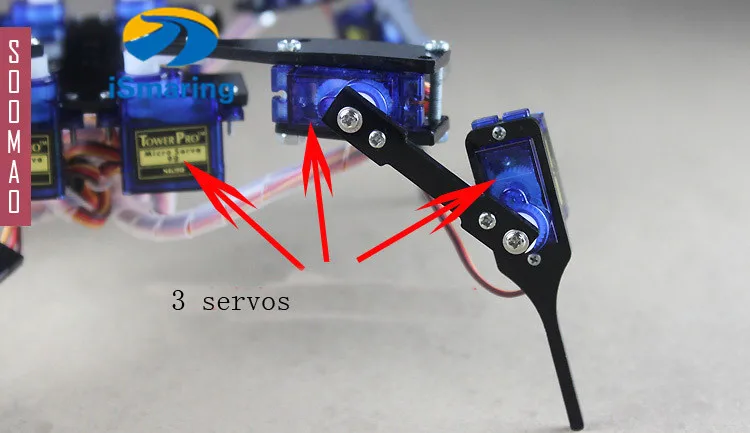 18 DOF Паук Робот Шесть футов/ноги Hexapod 4 RC Мини Роботизированная рама шасси для Arduino 9g сервопривод управления DIY игрушка обучающий проект
