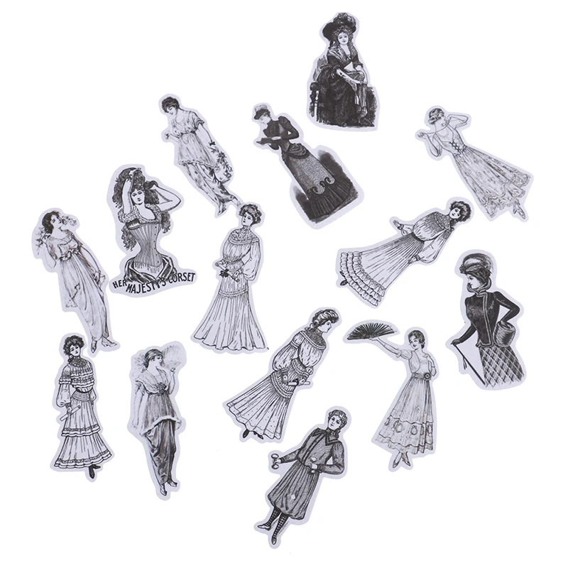 14/22 шт./упак. в винтажном стиле В европейском Женские/билеты старый бумажных