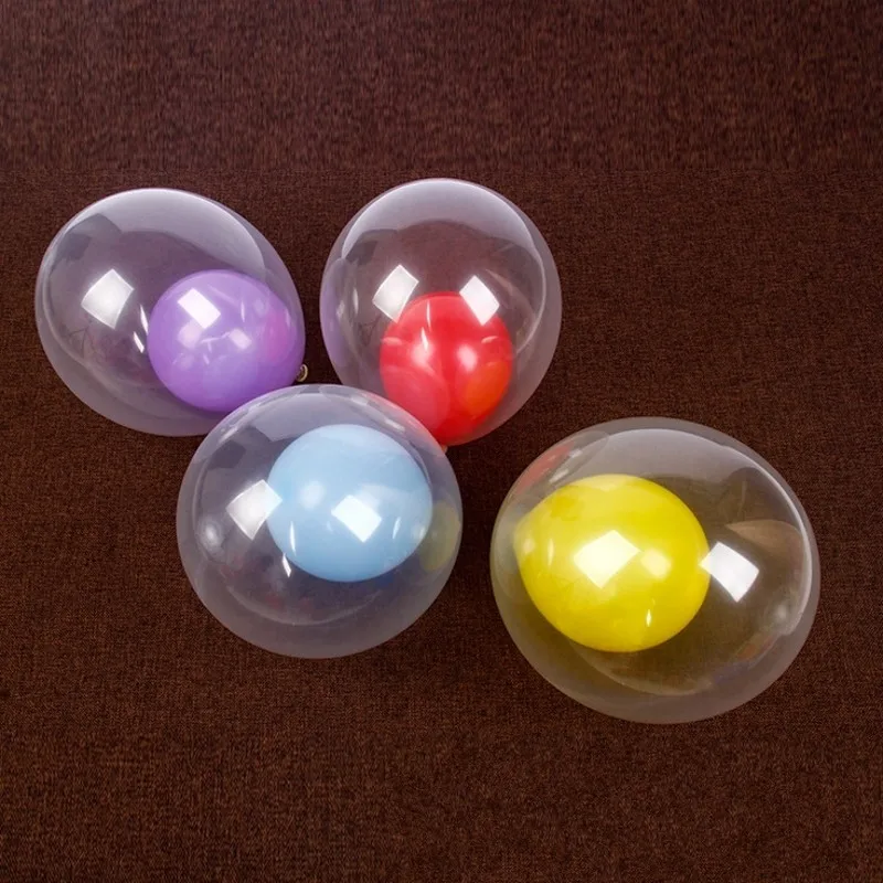 100 шт./лот 12 'ɳ 2 г прозрачные латексные воздушные шары свадебные украшения