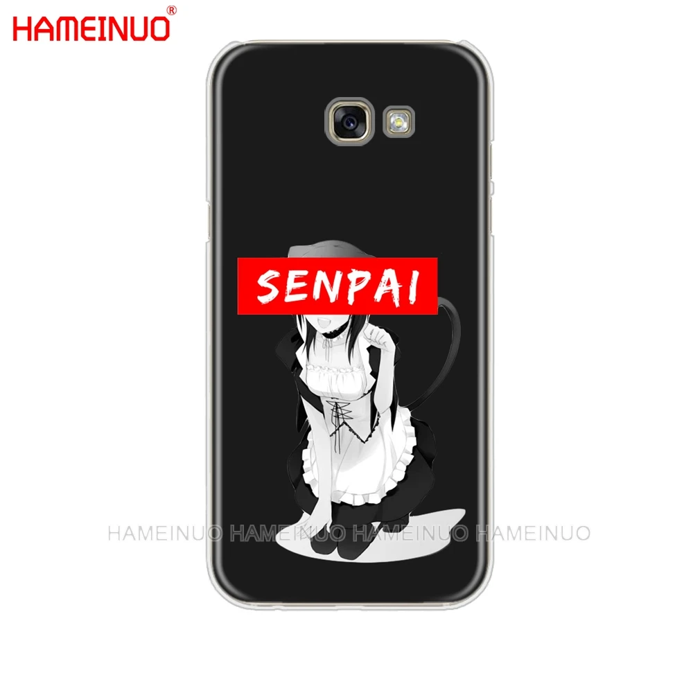 HAMEINUO Sugoi Senpai аниме waifu чехол для сотового телефона Samsung Galaxy A3 A310 A5 A510 A7 A8 A9 2016 2017