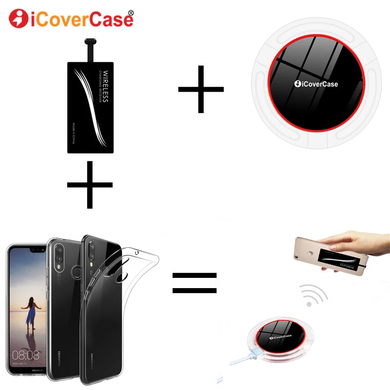 Qi Беспроводное зарядное устройство чехол для Huawei Mate 9 10 Mate10 Lite Pro мощность Pad зарядное устройство Power Bank беспроводной зарядки приемник и крышка - Цвет: 2