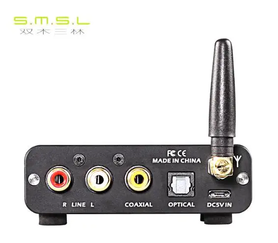 Цифровой аудио приемник SMSL B1 Bluetooth вход декодер проигрыватель CSR 4 2 Поддержка APT-X |