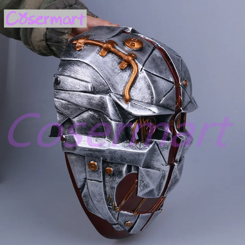 Cos Горячая игра шлем Dishonored носимые маски косплей маска Корво аттано жесткие смолы Хэллоуин Вечерние