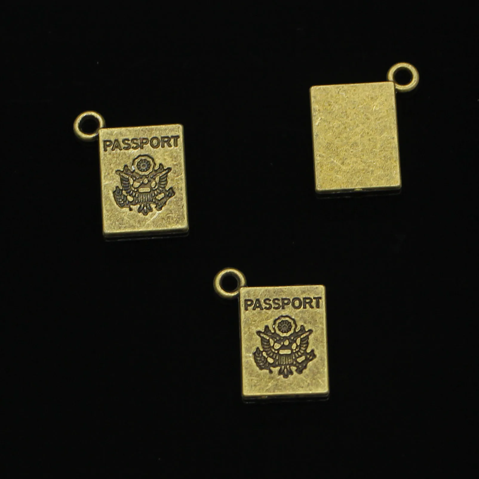 17 шт. подвески для паспорта 18 х14 мм|charm charm|passport pendantpendant charms |