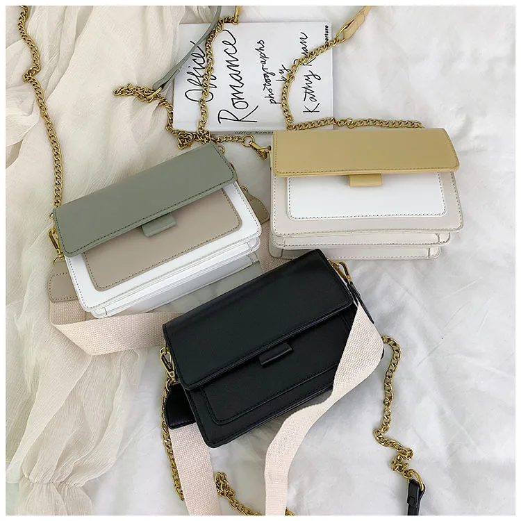 2019 женская сумка сумки с цепочкой и замком на плечо через из искусственной кожи