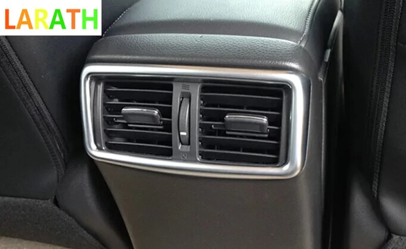Для nissan Rogue X-Trail 2014 2015 2016 ABS хромированный Кондиционер AC вентиляционные крышки