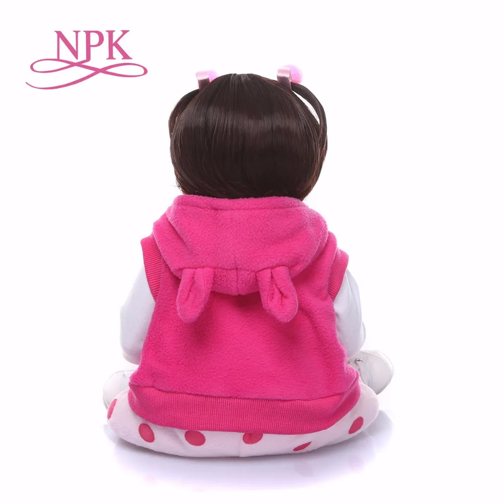 19 дюймов силиконовая кукла bebes Reborn Baby Touch настоящая Мода Детские подарки на день