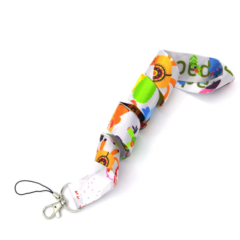 

Regooly RE12 cartoon alpaca llama Neck Strap Lanyard keychain Mobile Phone Strap ID Badge Holder Rope Key Chain Keyrings cosplay