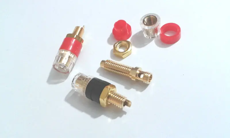 2 шт. медная переплетная клемма для штекера банана 4 мм|post| |