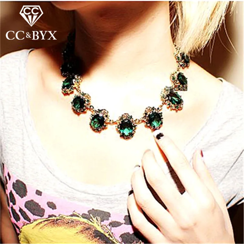 

CC Vintage Necklace For Women Chokers Necklaces Pendants Hyperbole Clavicle Chain Accessories Pendant Luxury Jewelry CCN168a