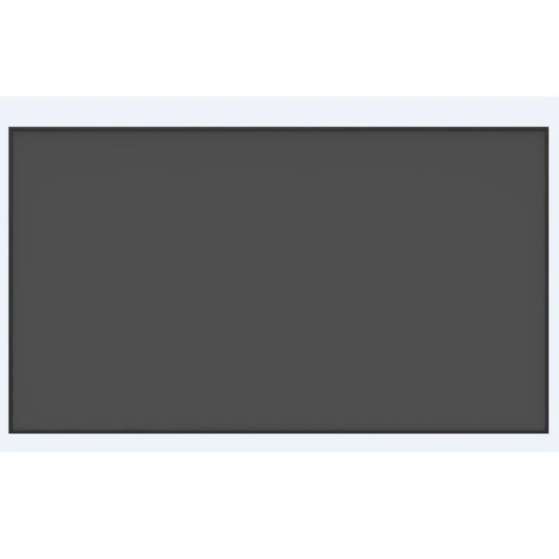 F2HALR 16:9 HDTV 4K 3D светильник против отторжения черный кристалл ультра тонкий фиксированная рамка проектор экран для нормальных проекторов