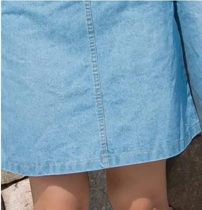 Комплект одежды для всей семьи: футболка + джинсовое платье/шорты | Мать и ребенок