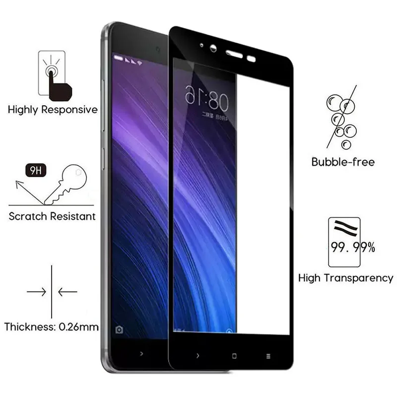 Защитное стекло для Xiaomi Redmi Note 4x4 X X4 закаленное защиты экрана Ksiomi Xiomi Xaomi Red Mi Note4 не