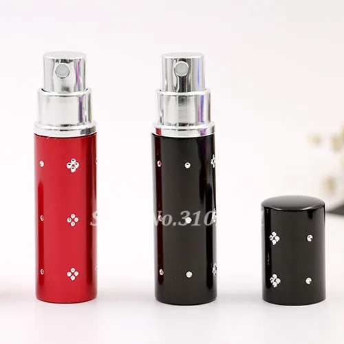 5 мл 10 20 шт. горячий насос пустой флакон для духов алюминиевый стеклянный