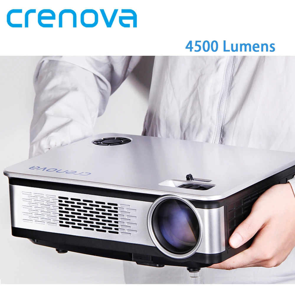 CRENOVA видеопроектор 4500 люмен ОС Android 6 1 для Full HD 1080 p домашний Театр проектор с WI FI