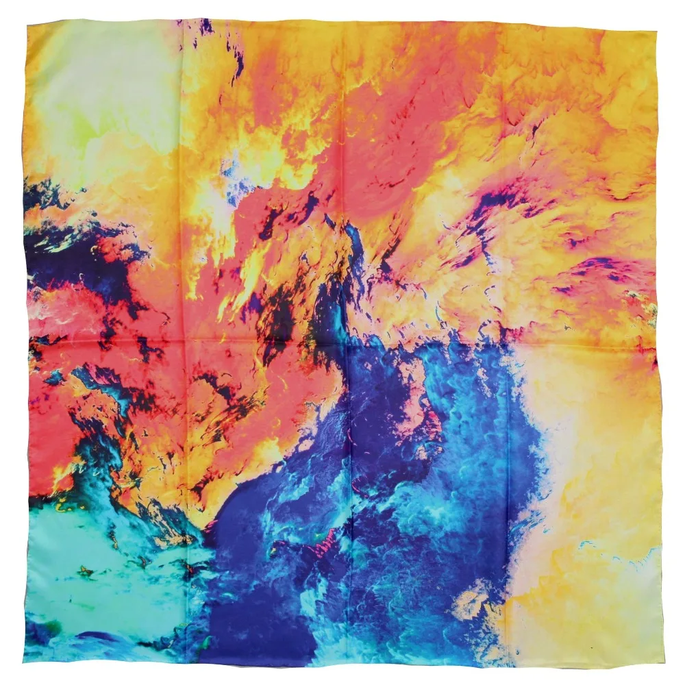 

ELEGANT HANDMADE BRAND 100%Twill Silk Scarf TWIC-209607A