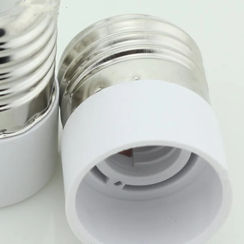 

2pcs New E27 to E14 adapter Converter Socket Conversion light Bulb Base type Adapter Fireproof Material lamp Holder