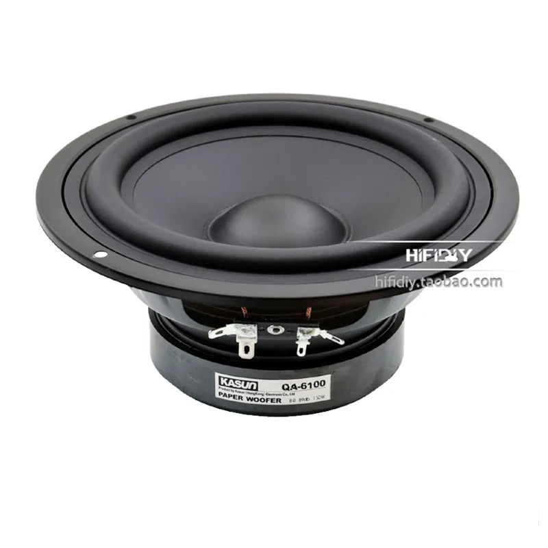 KASUN fever 6 дюймов половина 7 дюймов HIFI НЧ динамик QA-6100 усилитель динамик