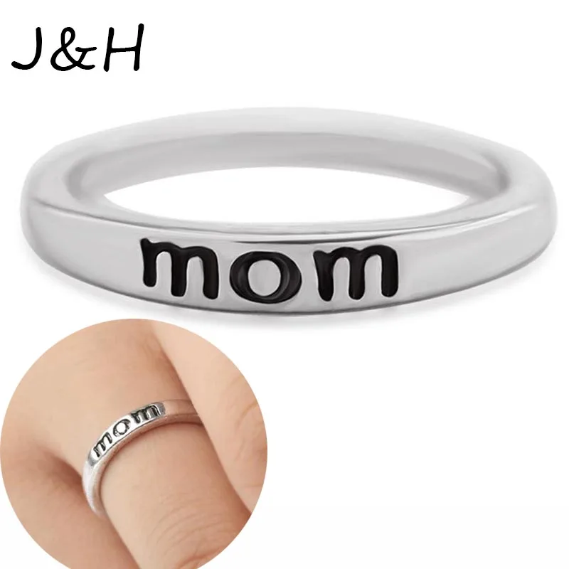 Модные ювелирные изделия металлические кольца для мамы подарок на день матери