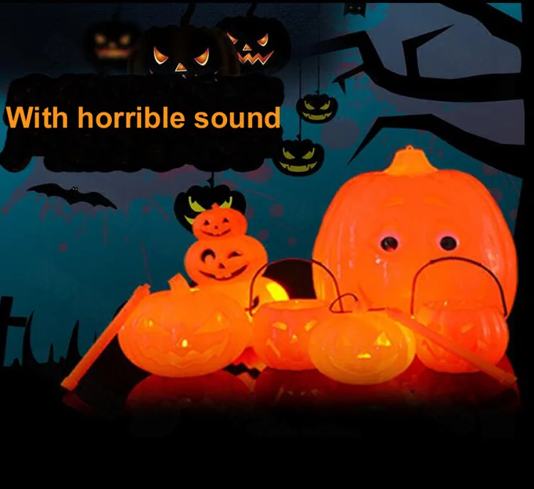 Подвесной светильник-фонарик в виде тыквы на Хэллоуин праздничный декоративный