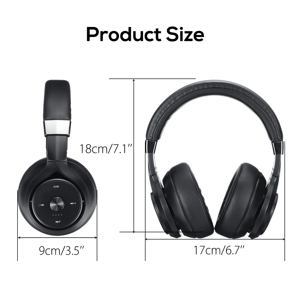 Беспроводные bluetooth-наушники EQ Mode Hands-free Bass стерео HIFI гарнитура светодиодный складной наушники с микрофоном для iPhone