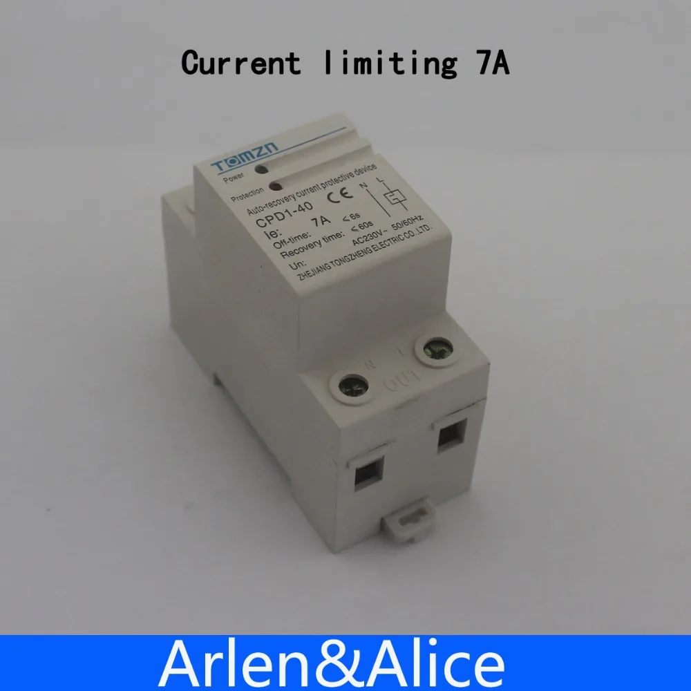 7A 7 амперы CPD 63 230 В 1610 Вт защита Din rail автоматическое восстановление|rail style|rail lightrails