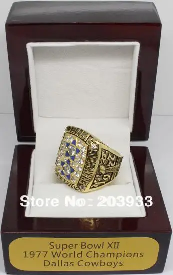 1977 Super Bowl XII Dallas Cowboys Championship Ring customize championship ring class sport free shipping|ring word|ring pillowring diamond |