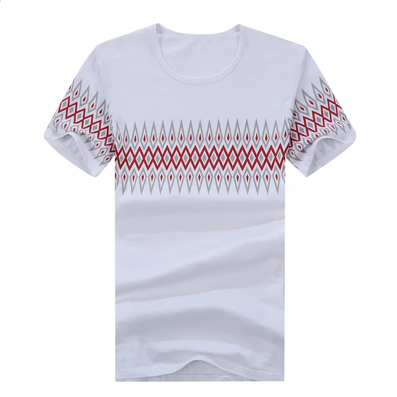 Новый 2017 Мужчины Майка Мода Коротким Рукавом Футболки Men Clothing мужской Печати Топы