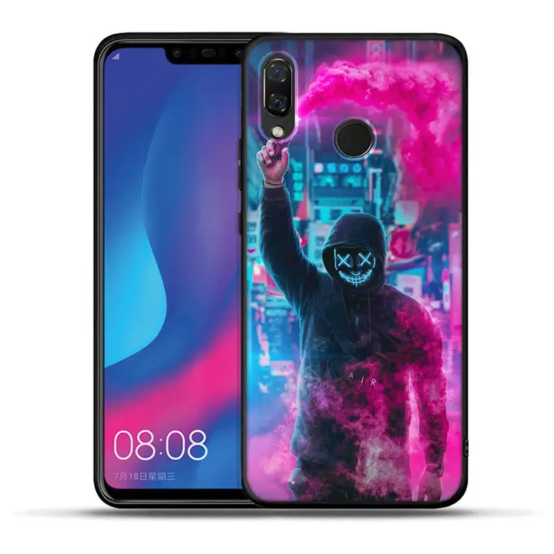 H1329 Модные «городская улица» мотоцикла чехол для Honor 20 Pro 10 9 9i 8 Lite 8X 8C 8S 7A 7X V20 вид 20 Силиконовые чехлы Fundas - Цвет: H1329