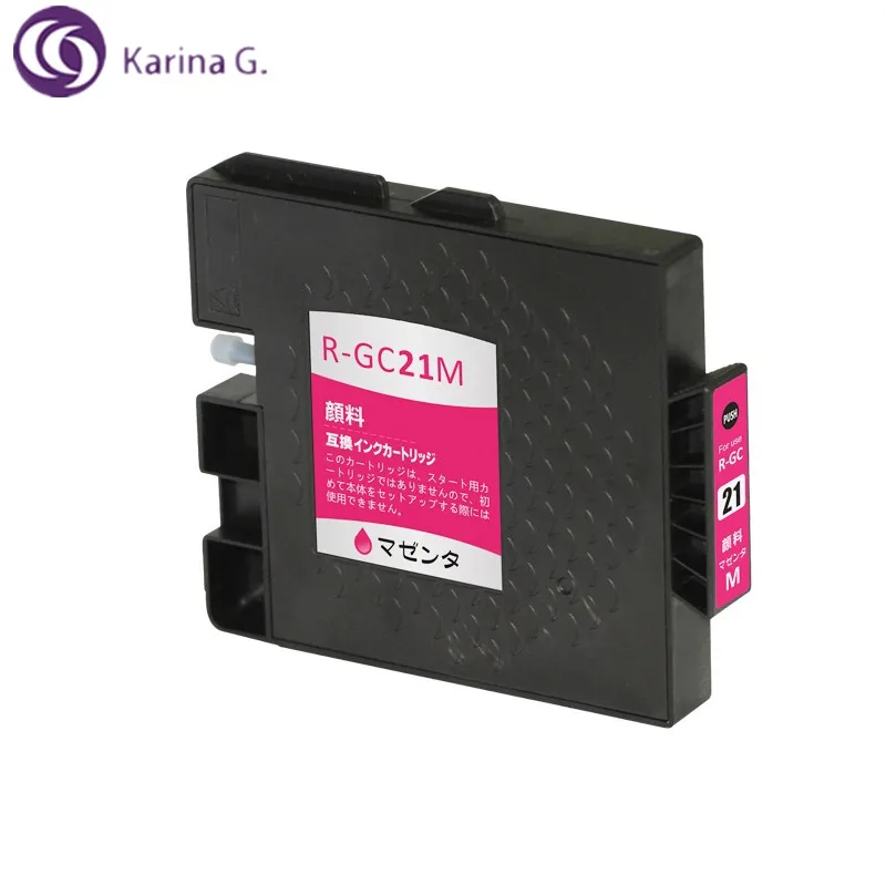 4 шт. совместимые картриджи для Ricoh GC21 GC21K струйный картридж GX 7000 5000 3000 3000S 3000SF|ink