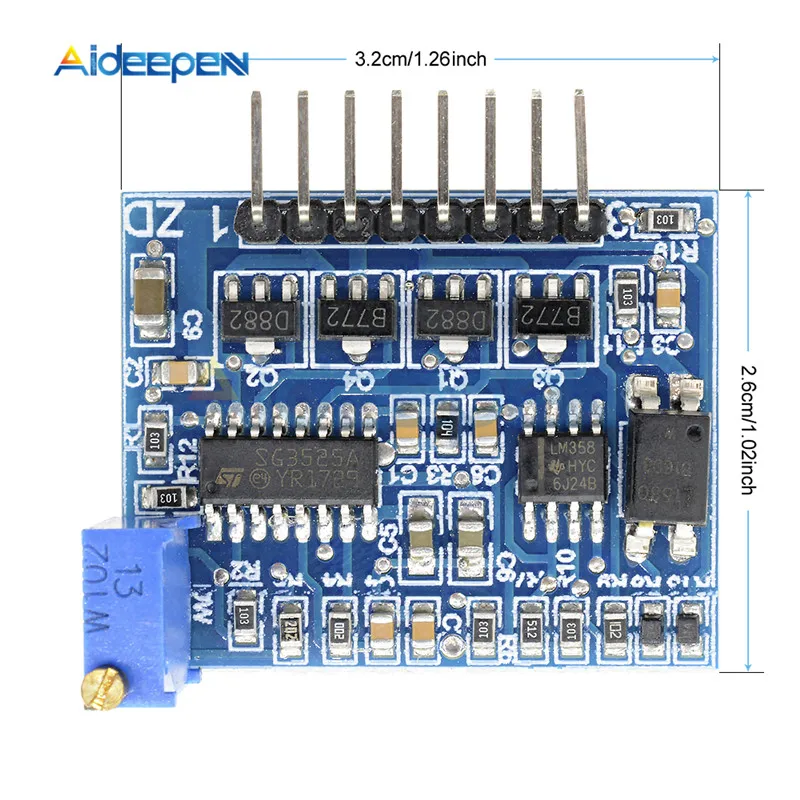 SG3525 LM358 инвертор драйвер платы 12 V-24 V смеситель предусилитель с регулируемой частотой 1A SG3525 ШИМ контроллер модуль 100-400 кГц 8 V-12 V