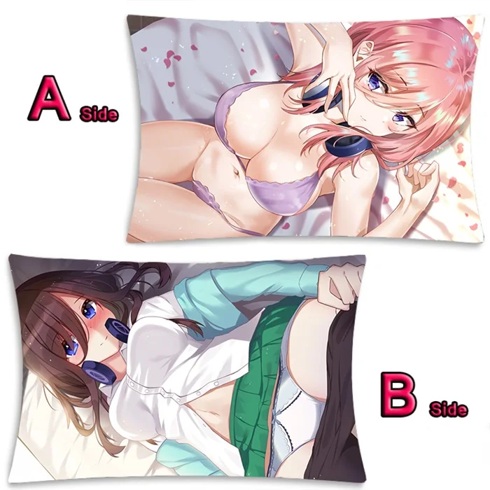 20 Аниме Go-Toubun no Hanayome Nakano Ichika Nino Miku Dakimakura обнимающий чехол для подушки для тела, наволочка для подушки, наволочка, 2WAY 35x55 см - Цвет: 20