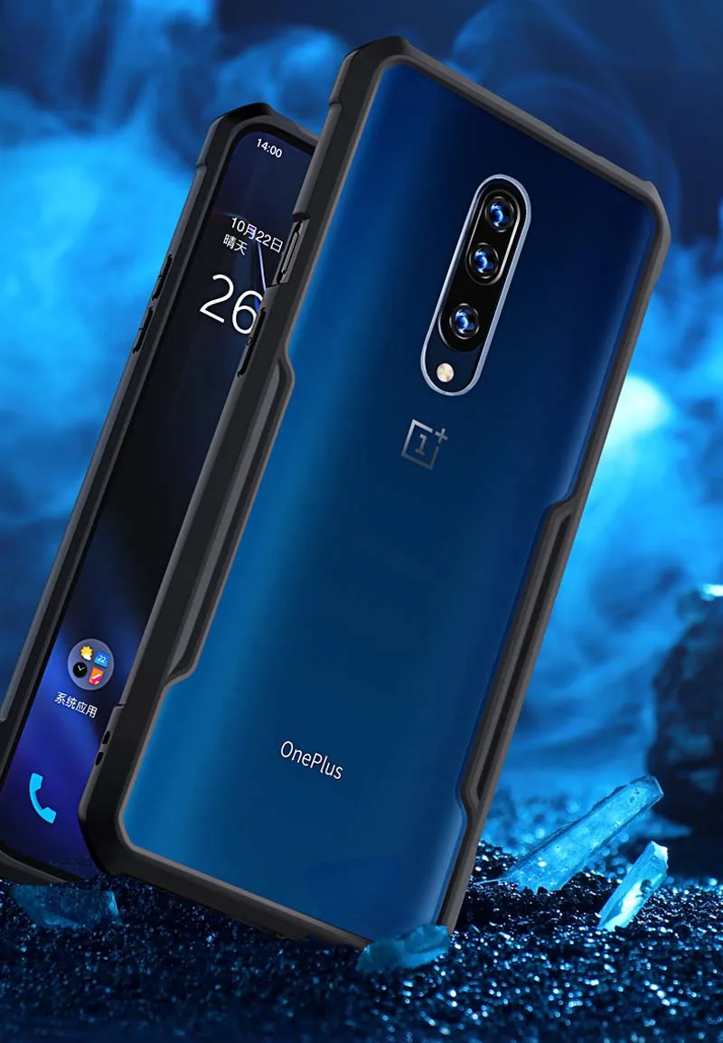 XUNDD подушка безопасности противоударный чехол для OnePlus 7 Pro Чехол прозрачный PC TPU бампер задняя крышка для OnePlus 7T Pro Чехол Coque