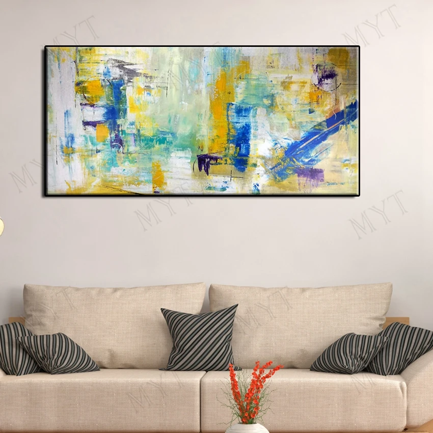 Настенная картина ручной росписи абстрактный граффити пейзаж масляная живопись