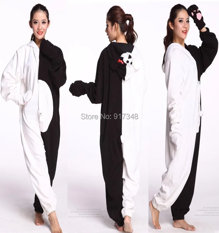 Взрослый карнавальный костюм Danganronpa медведь Монокума комбинезоны пижамы