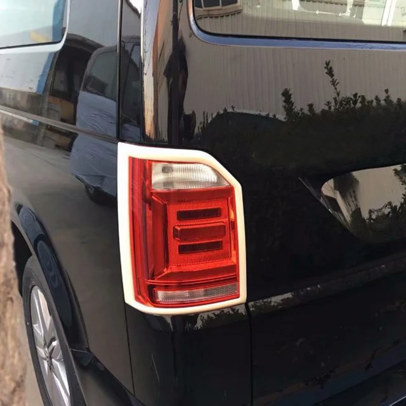 Для VW Volkswagen транспортер(T6) Caravelle 17-18 Хром спереди и сзади отражатель туман светильник абажур для лампы с металлическим каркаксом отделка туман светильник бампера