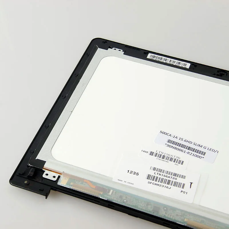 15,6 ''для Asus VivoBook S500 S500C S500CA серия LTN156AT20 сенсорная панель стекло дигитайзер+ ЖК-экран дисплей в сборе с рамкой