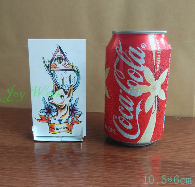 Водостойкие временные тату наклейки новые школьные баксы олень глаз Тотем флэш