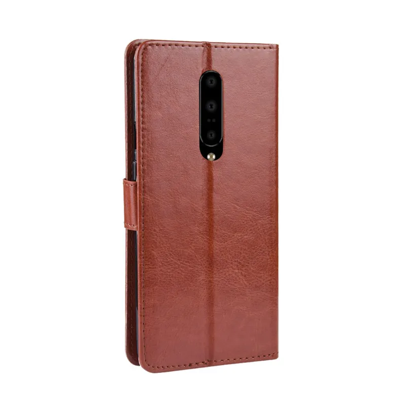 OnePlus 7 Pro Чехол Флип Роскошный кошелек Обложка на заднюю панель из искусственной