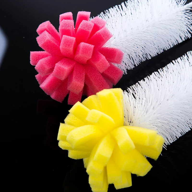 5 шт. щетка для бутылки с длинной ручкой очистки стеклянных бутылок воды