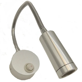 Гибкая светодиодная лампа для чтения с белым покрытием 2 Вт | Лампы и освещение