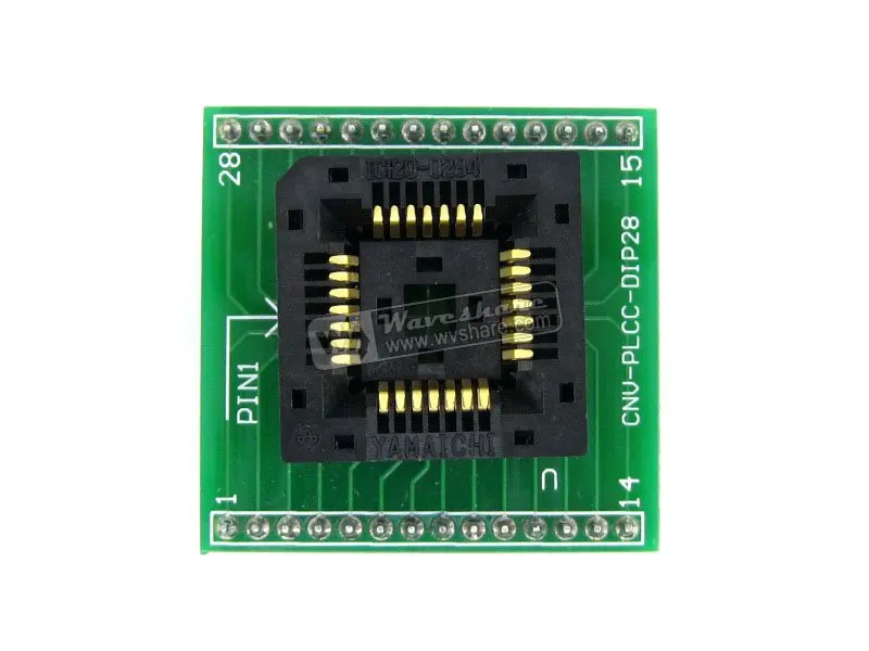 Запчасти plcc28 к DIP28 Yamaichi IC Программирование адаптер Тесты & burn розетка для Вышивка