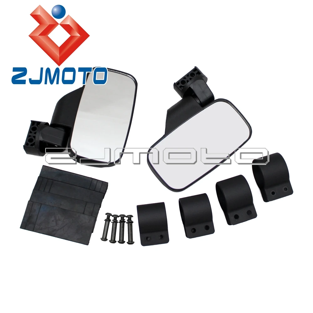 Боковые зеркала для Polaris Ranger 2009 2014 RZR UTV 1 75 и 2 дюйма роликовые заднего вида Yamaha Rhino
