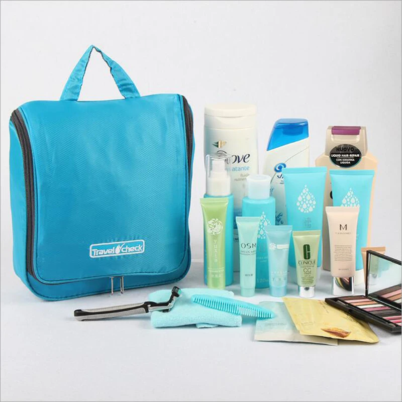 Высококачественная Женская портативная дорожная сумка для хранения туалетных