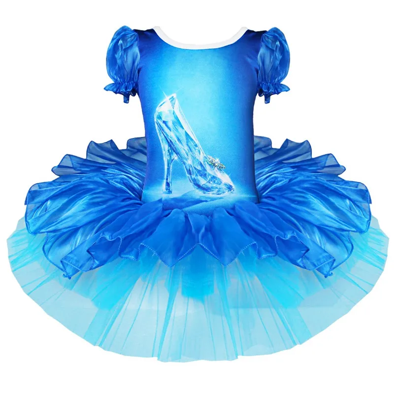 TiaoBug/милая детская обувь с голубыми кристаллами для девочек балетное платье