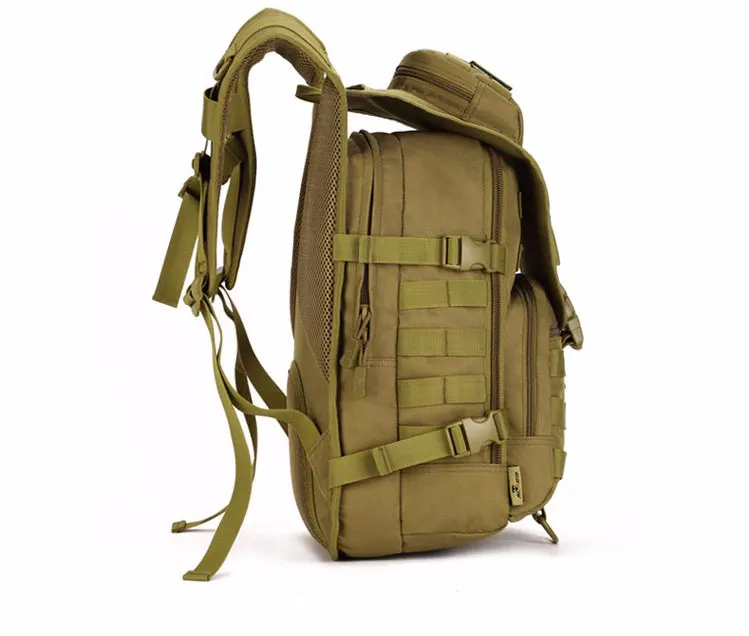 ACU/CP/Black Nylon 40L Tactical Backpack Rucksacks Military Army Bag Men Women Outdoor Waterproof Travel Hiking Camping Bag S413