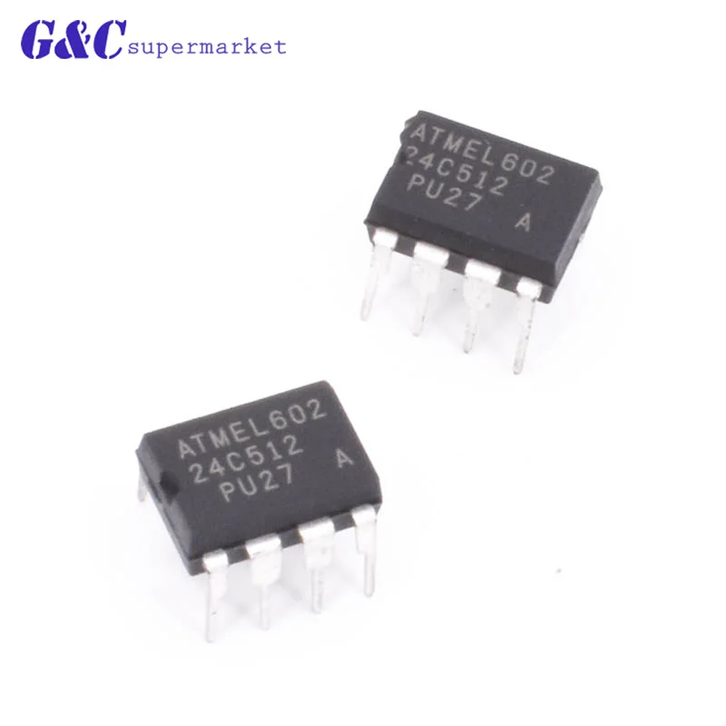 

1 PCS AT24C512-10PI-2.7 AT24C512PI27 AT24C512 24C512 DIP-8