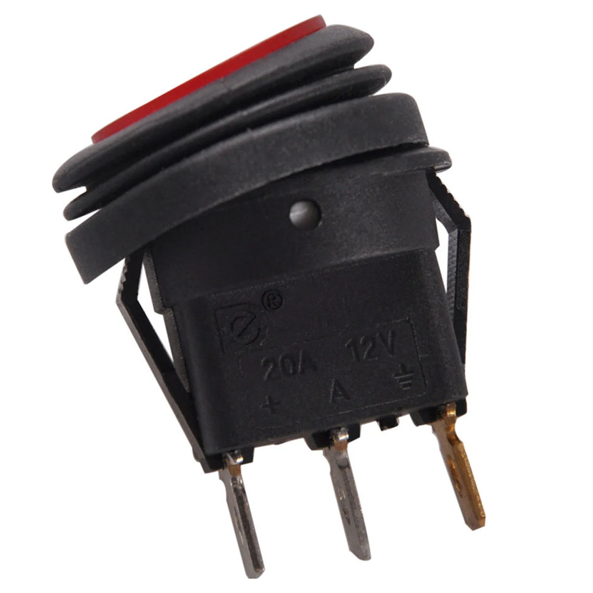 1 предмет красный светодиодный Круглый 12V 3pin включения выключения кулисный