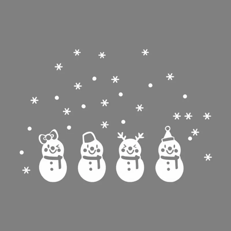 Рождественские Окна Стикеры Стены Настенной Росписи Искусства Декора Наклейки