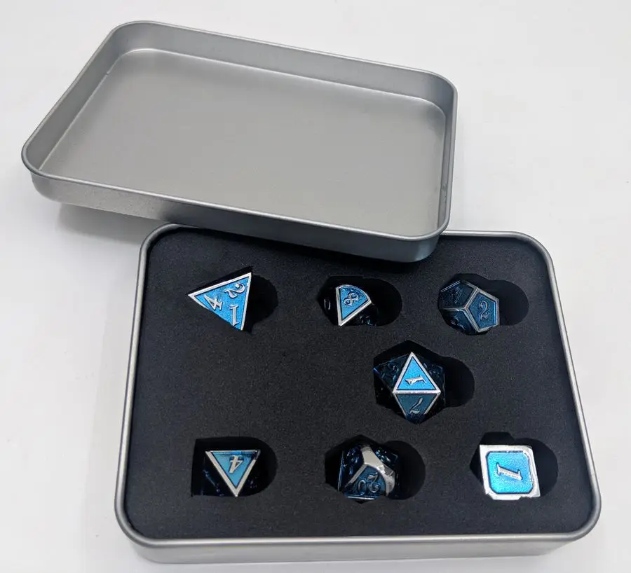 Металлические кости dnd многогранные Подземелья и Драконы настольная игра 7